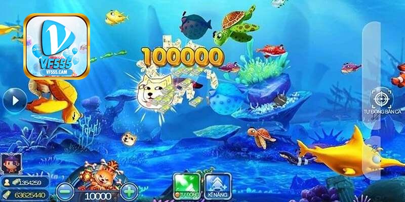 Hướng dẫn cách chơi bắn cá VF555 đơn giản